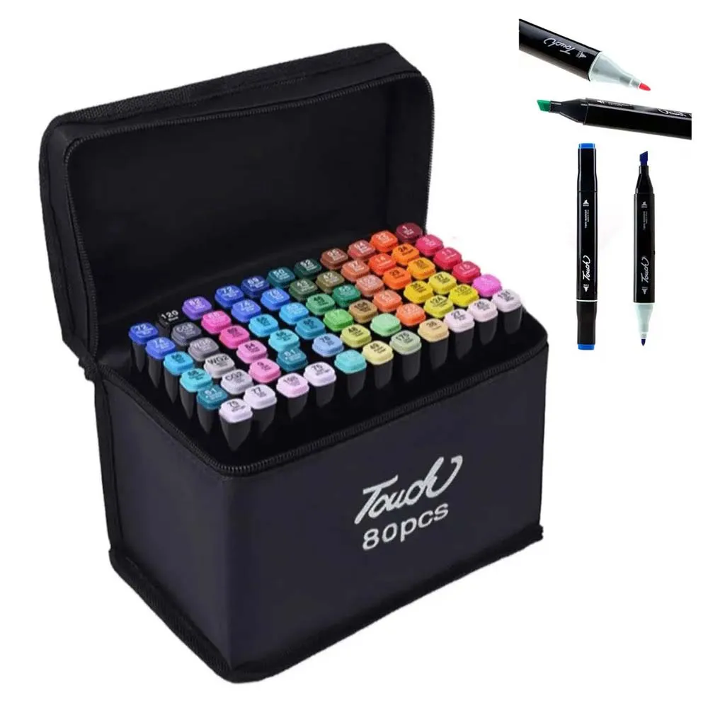 KIT CANETAS - 80 CORES